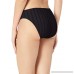 Kenneth Cole REACTION Women's Hipster Bikini Swimsuit Bottom Black Upon the Shore B078KDHNS7